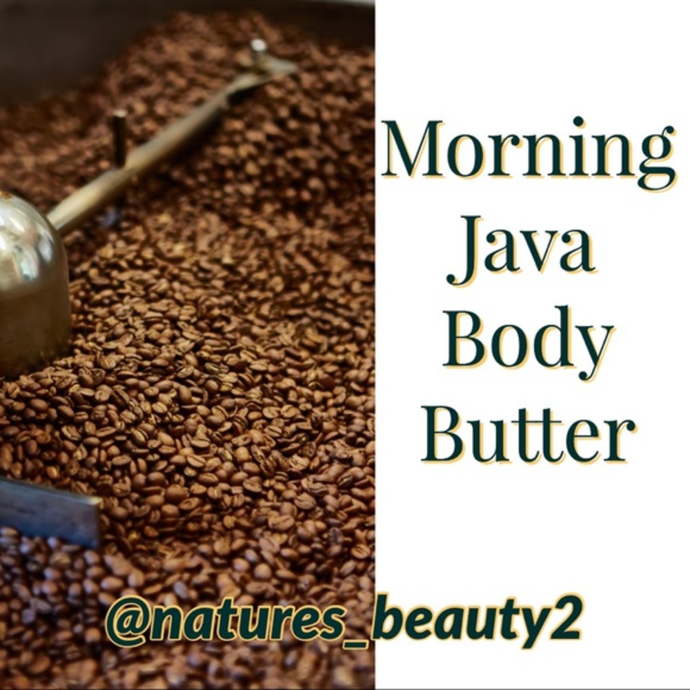 Morning Fresh Java hand crafted Shea body butter small batch made by Me